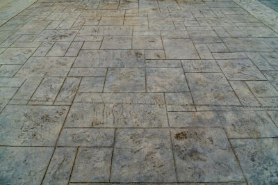 Stamped Concrete Installation detail