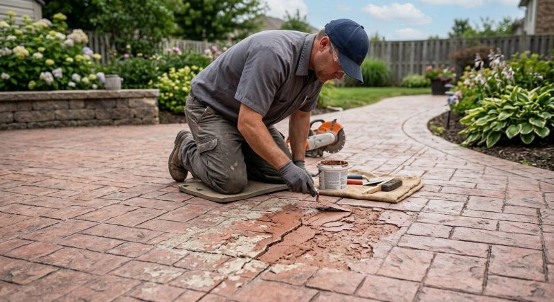 Decorative Concrete Repair in Gig Harbor, WA